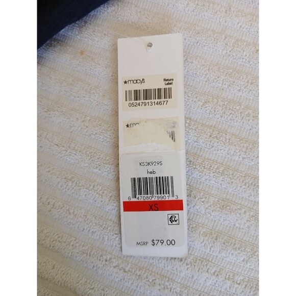 $79 Kensie Women's Blue Sleeveless Split‎ V-Neck A-Line Mini Dress Size XS - Picture 14 of 15